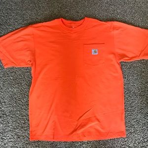 NWOT Carhartt Men’s Medium Orange Tshirt (2)
